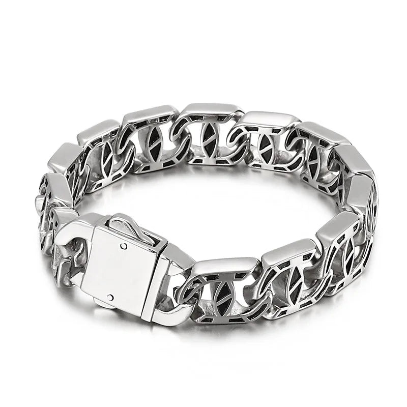 Retro Totem Stainless Steel Bracelet