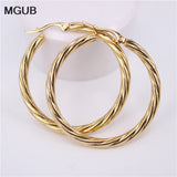 Round Circle Hoop Earrings For Women LH619