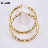 Round Circle Hoop Earrings For Women LH619