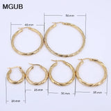Round Circle Hoop Earrings For Women LH619