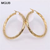 Round Circle Hoop Earrings For Women LH619