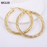 Round Circle Hoop Earrings For Women LH619