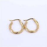 Round Circle Hoop Earrings For Women LH619