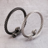 Stainless Steel Lion Bracelet for Men