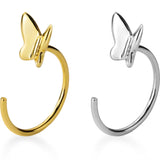 Butterfly 925 Sterling Silver Stud Earrings for Women