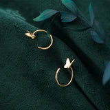 Butterfly 925 Sterling Silver Stud Earrings for Women