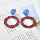 Round Acrylic/Resin Earrings/Necklace Charms DIY Jewelry Pendants