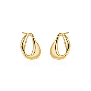 Trendy S925 U Shape Hoop Sterling Silver Earring
