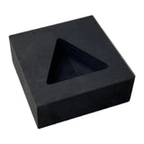 Triangle Graphite Ingot Mold Crucible for Metal Casting Silver Copper Melting