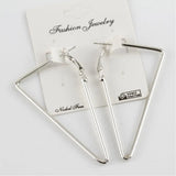 Triangle Metal Stud Earrings