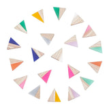 Triangle Wood Resin Cabochons for Jewelry Making