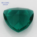 Malachite Green Glass Beads Princess Cut 3x3~10x10mm