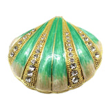 Bejeweled Trinket Box Hinged Jewelry Ring Figurine Collectible