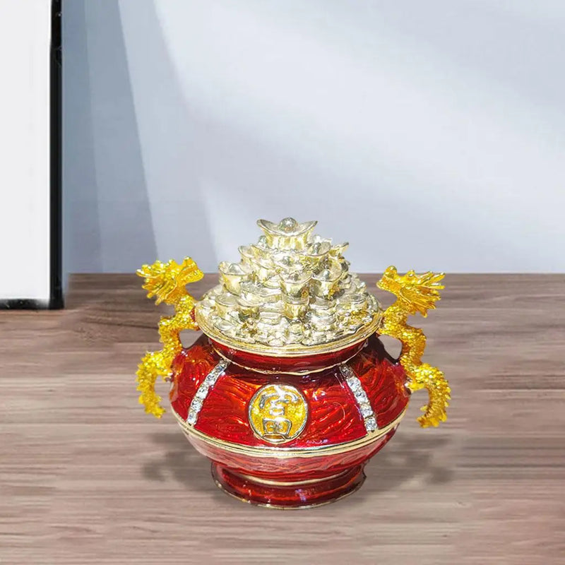 Jeweled Trinket Box Storage - Tabletop Ornaments - Wedding Favor Box