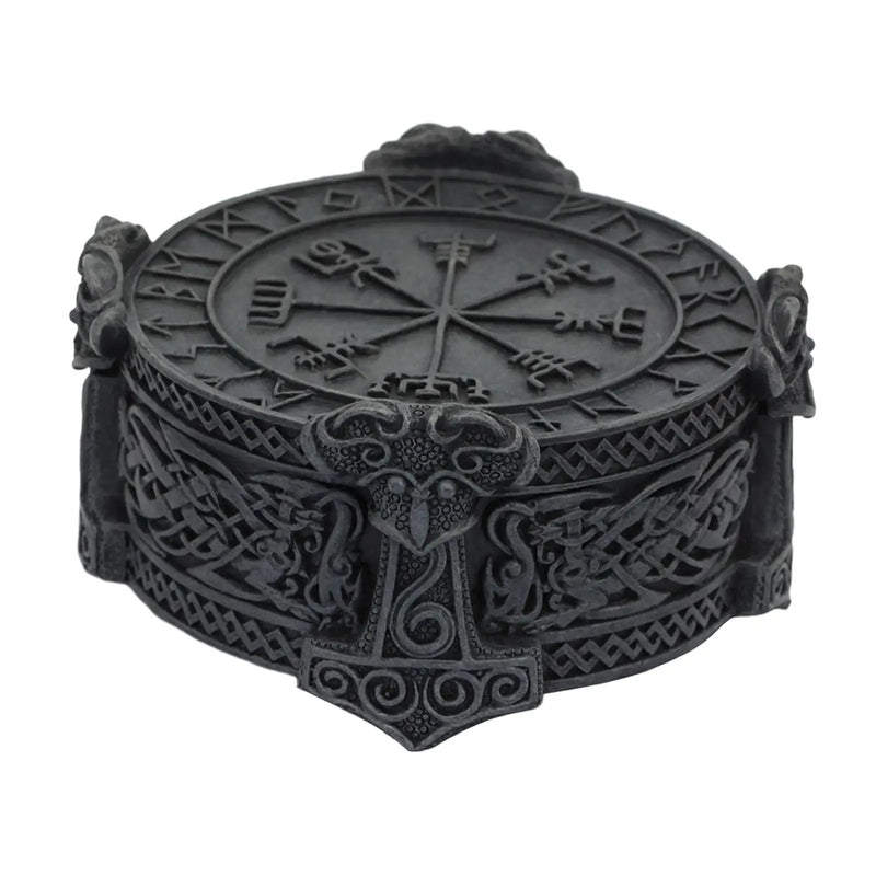 Viking Trinket Jewelry Box Display Holder for Home Decor Centerpiece