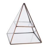 Shinnie Jewelry Display Stand Pyramid Glass Box