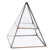 Shinnie Jewelry Display Stand Pyramid Glass Box