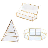 Shinnie Jewelry Display Stand Pyramid Glass Box