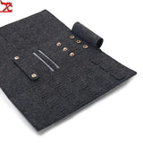 Portable Jewelry Roll-Up Storage Bag for Travel
