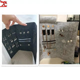 Portable Jewelry Roll-Up Storage Bag for Travel