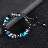 Triple Protection Bracelet Agate Hematite Tiger Eye Bracelet for Men