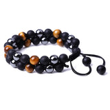 Triple Protection Bracelet Double Layer Beaded Hand Chain for Women Men