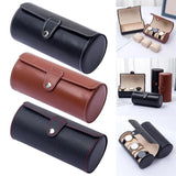 Triple Watch Roll Bag for 3 Watches Storage