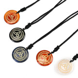 Triple Moon Goddess Necklace Pagan Wicca Celtic Knot Pendant