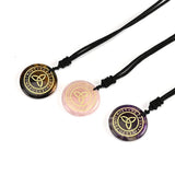 Triple Moon Goddess Necklace Pagan Wicca Celtic Knot Pendant