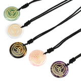 Triple Moon Goddess Necklace Pagan Wicca Celtic Knot Pendant