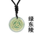 Triple Moon Goddess Necklace Pagan Wicca Celtic Knot Pendant