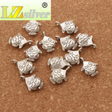Tropical Fish Sea Animal Spacer Charm Beads Tibetan Silver 30pcs