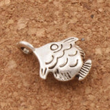 Tropical Fish Sea Animal Spacer Charm Beads Tibetan Silver 30pcs