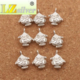 Tropical Fish Sea Animal Spacer Charm Beads Tibetan Silver 30pcs
