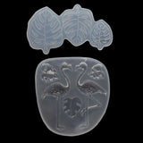 Tropical Palm Leaf Beach Fondant Epoxy Resin Silicone Mold