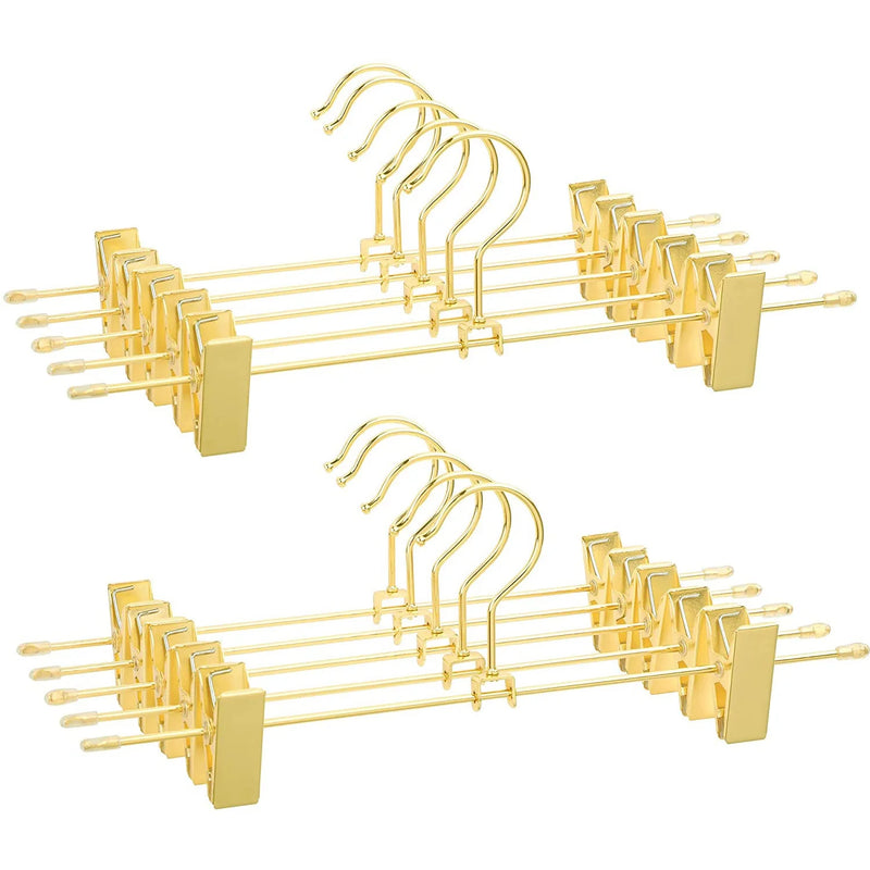 Metal Trouser Hangers, Pack of 10, 30.5cm, for Skirts, Pants, Underwear