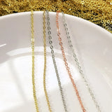 Plated Copper Necklace Earring Link Chains DIY Jewelry Findings