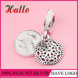 Yoga Dangle Charm, Silver Enamel Bead for Bracelet Making