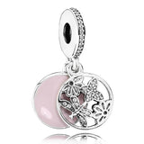 Tropical Starfish & Sea Shell Charm for Europe Bracelet 925 Sterling Silver