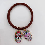 Beauty Hair Rope Skull Shape Eardrop For Women