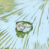 Trumium 1.25CT Sterling Silver Ring 5a CZ Engagement Wedding Bands