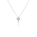 925 Silver Necklace with Zircon Pearl Pendants for Women