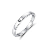 Adjustable Sun & Moon 925 Silver Rings Couples Engagement Wedding Bands