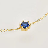 925 Silver Birthstone Bracelet Rainbow CZ Bangle Friendship Jewelry