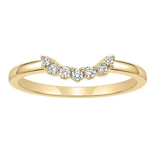 925 Silver Curve Ring with Zircon Eternity