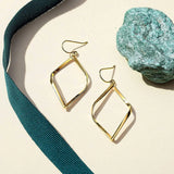 925 Silver Teardrop Diamond Earrings Infinity Hoop Vintage Statement Jewelry
