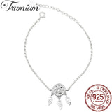 925 Silver Dream Catcher Feather Charm Bracelet & Bangle