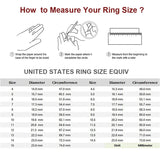 925 Sterling Silver Infinity Love CZ Knot Ring Wedding Engagement Fine Jewelry