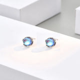 Moonstone Stud Earrings for Women