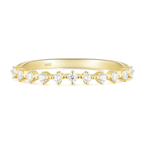 925 Silver Diamond Trumium Ring for Women Party Jewelry